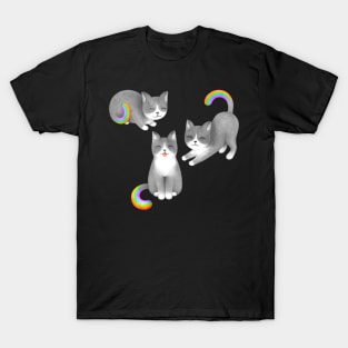 Happy Rainbow Cats T-Shirt